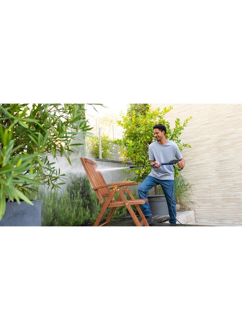 Kärcher K2 Premium Home Pressure Washer – 110 Bar, 1400W, Home Kit Included (Surface Cleaner & Patio Detergent), Dirt Blaster, Quick Connect System - Image 4